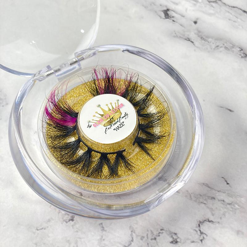 Purple Black Mink Lashes